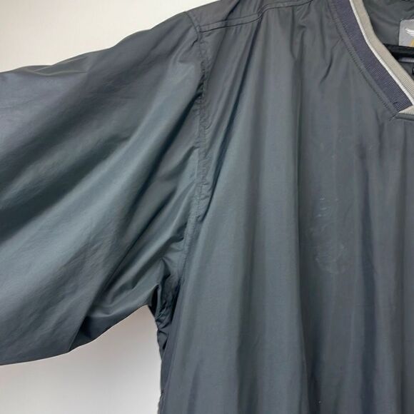 Vintage Fenwick Fishing Pullover V-Neck Windbreaker Black Jacket Size XL - Picture 5 of 12